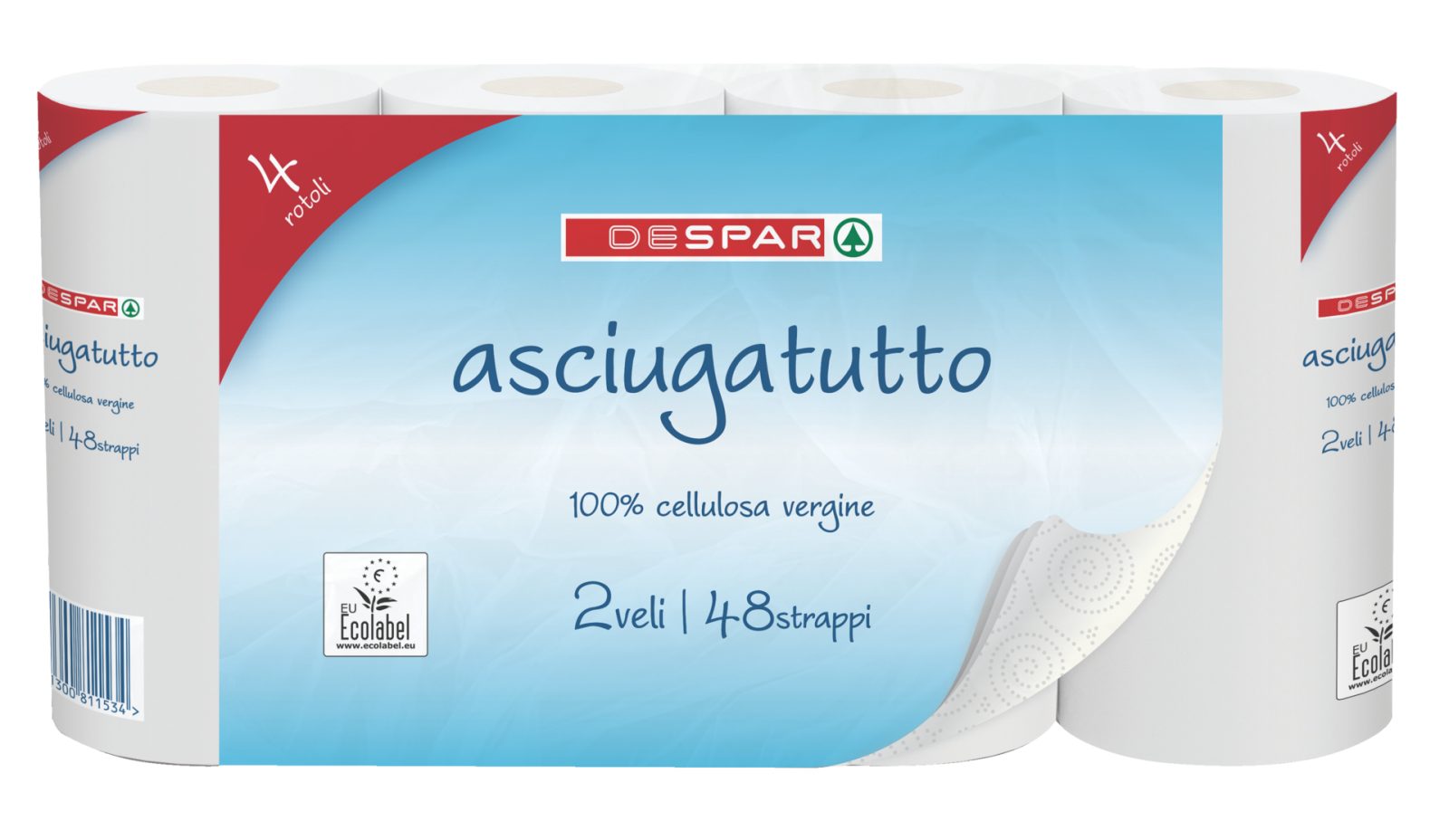 Asciugatutto 4 rotoli