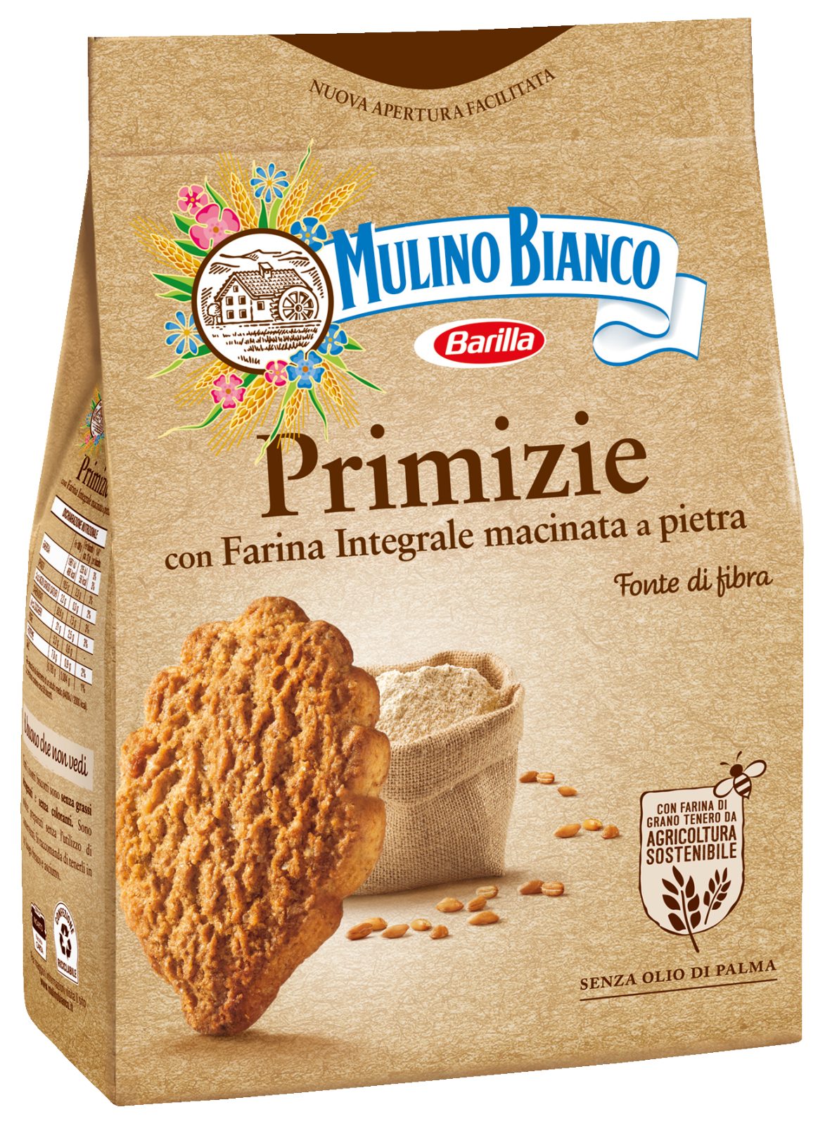 Primizie Biscotti con Farina Integrale Macinata a Pietra