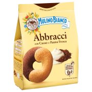 Biscotti Abbracci con cacao e panna fresca