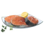 Salmone fresco a fette
