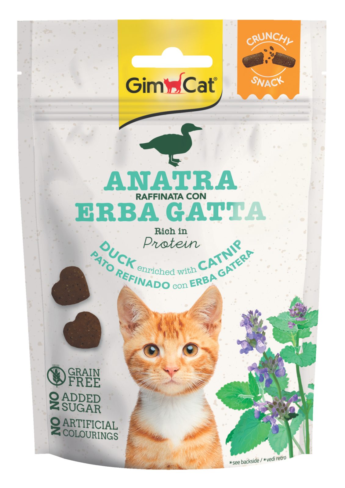 Crunchy Snack Anatra Arricchita con Erba Gatta