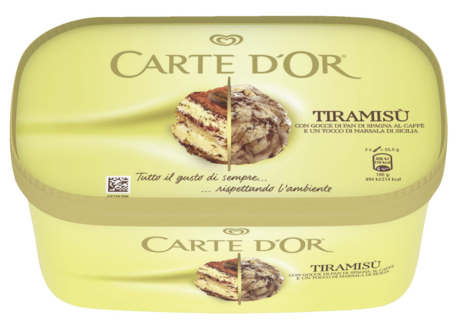 Vaschetta di gelato Carte d'Or