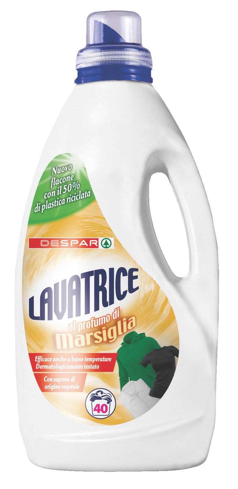 Detersivo lavatrice liquido marsiglia 40 Lavaggi
