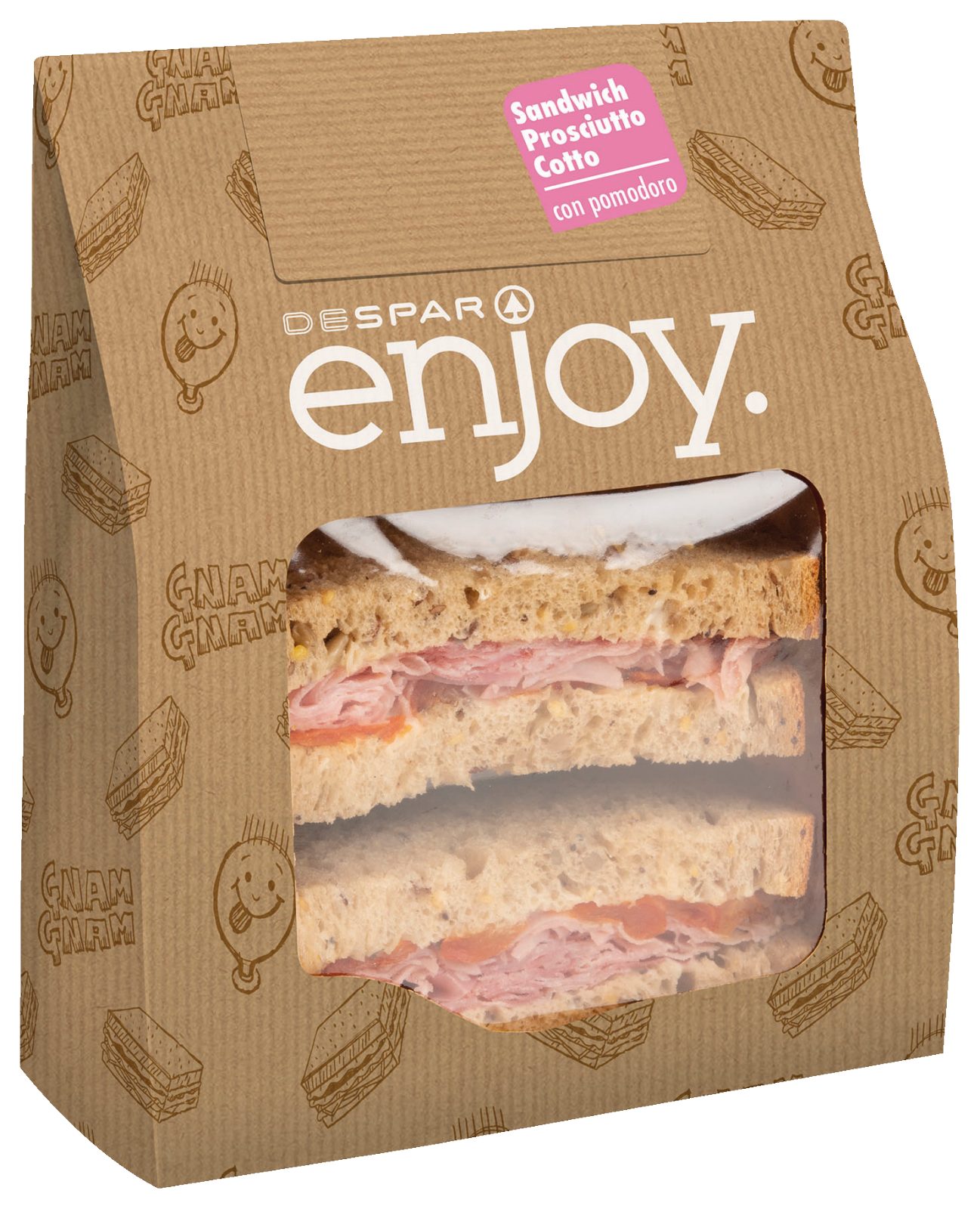 Sandwich Kochschinken mit Tomaten