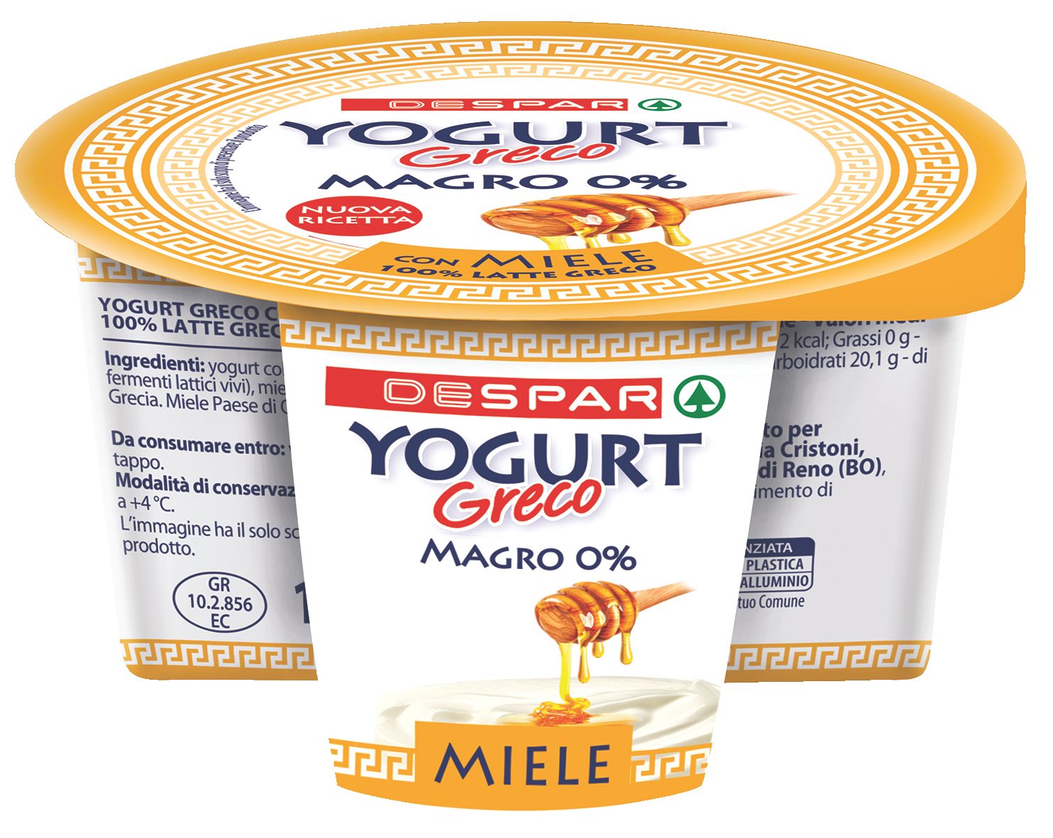 Yogurt greco 0% con miele