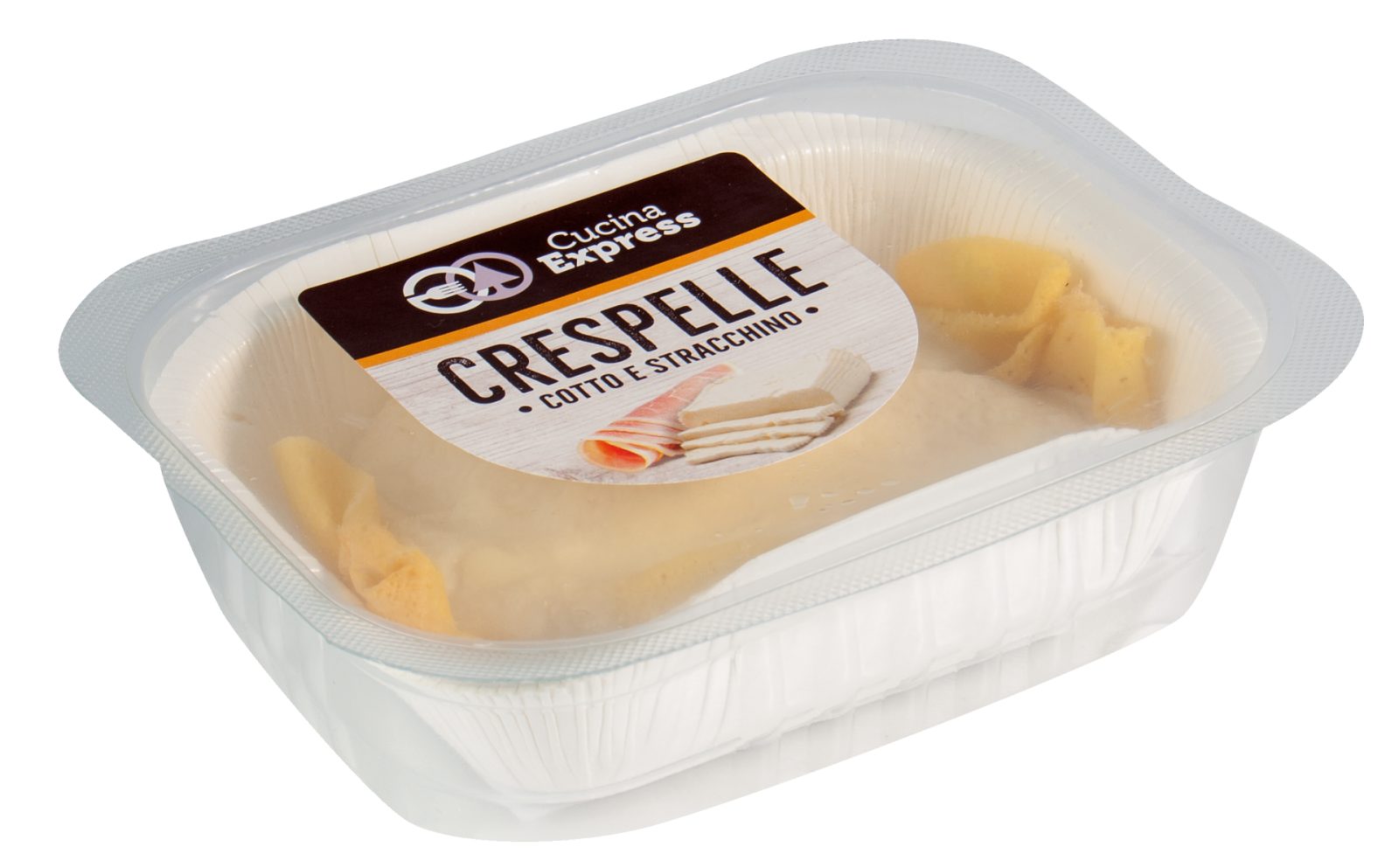 Crespelle prosciutto cotto stracchino