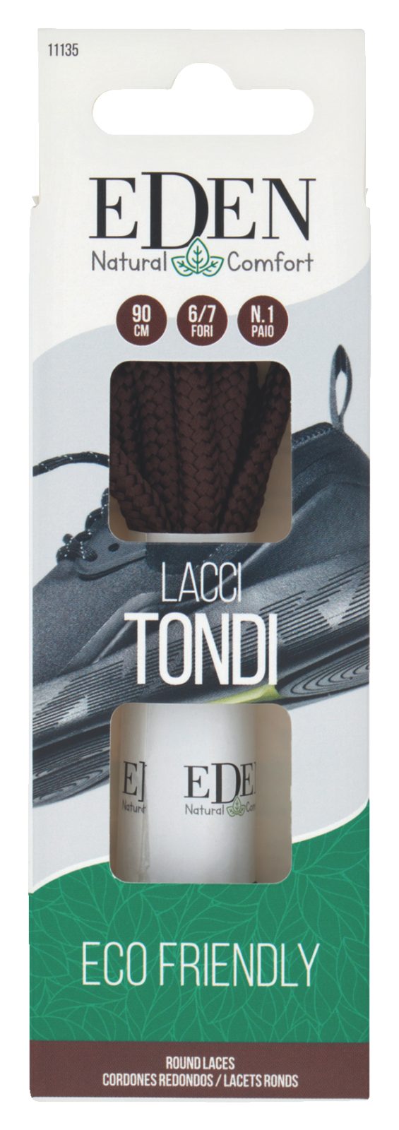 Lacci Tondi 90 cm 6/7 Fori 1 Paio