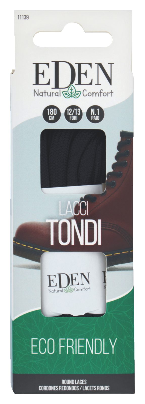 Lacci Tondi 180 cm 12/13 Fori 1 Paio
