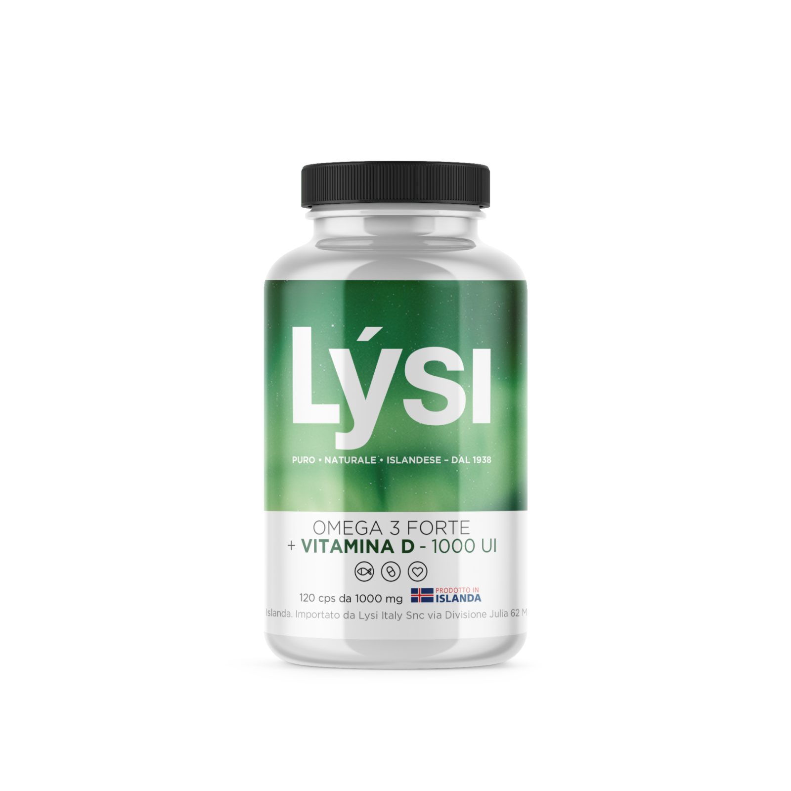 120 CPR OMEGA 3 FORTE+VIT D LYSI G.163