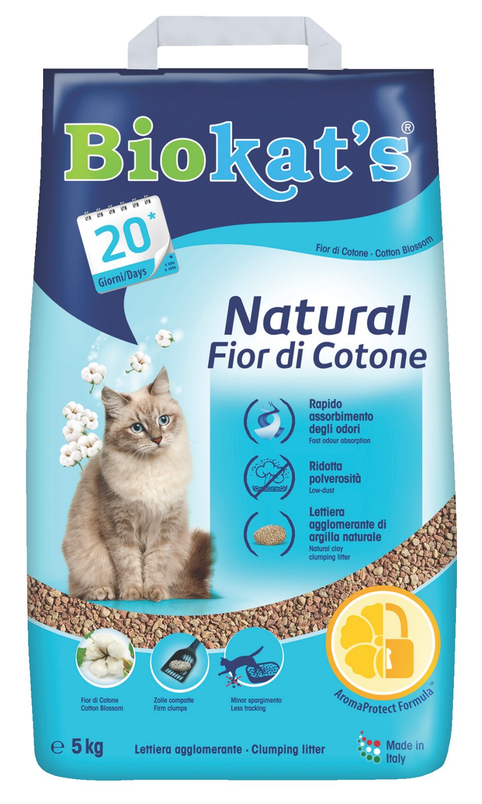 Katzenstreu Natural Fior di Cotone