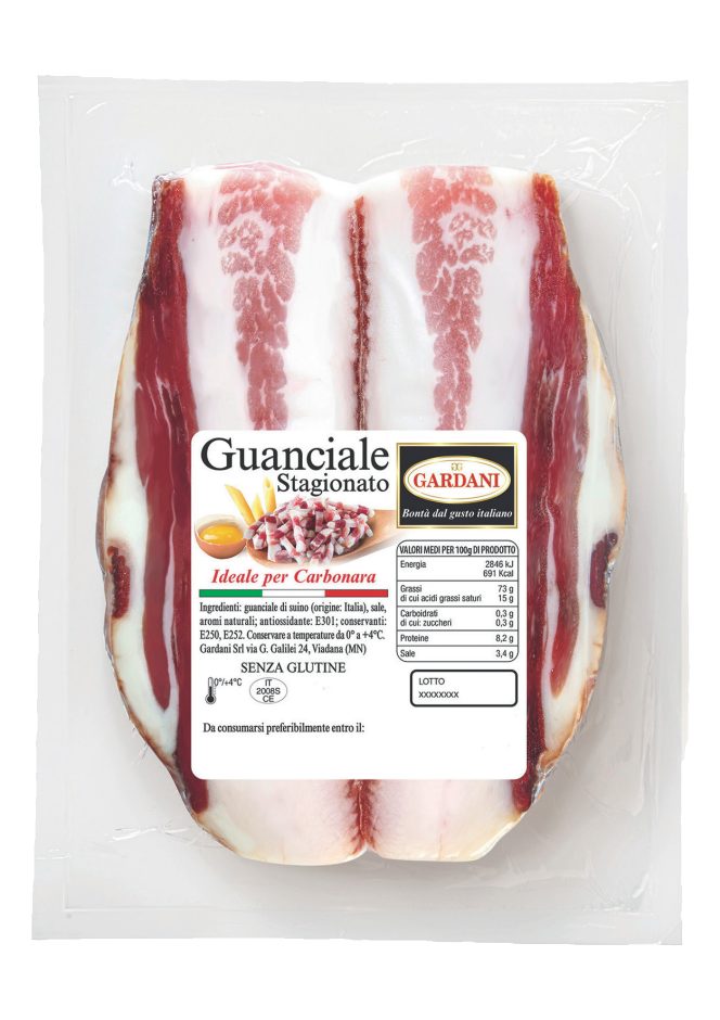 Guanciale Stagionato A Fette