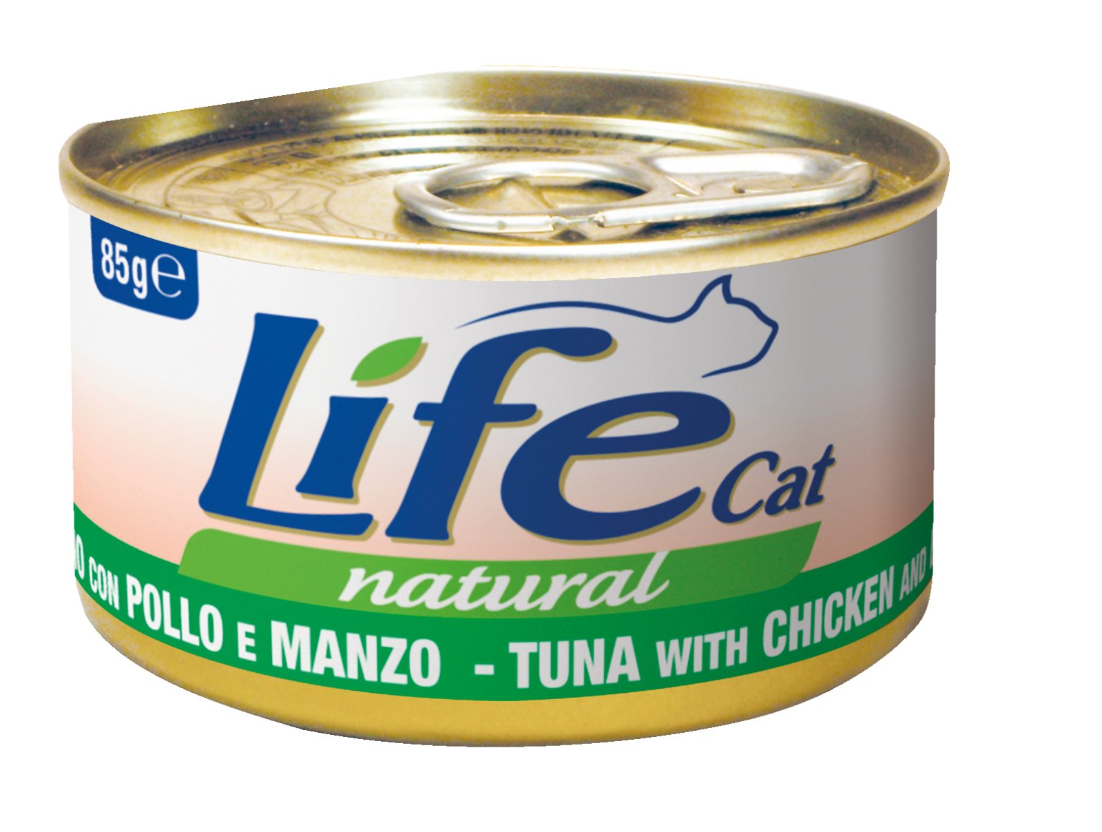 Alimento umido per gatto Tonno con Pollo e Manzo