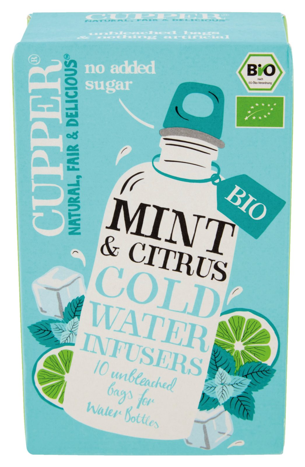 Infuso a freddo Biologico di Menta e Limone 10 bustine