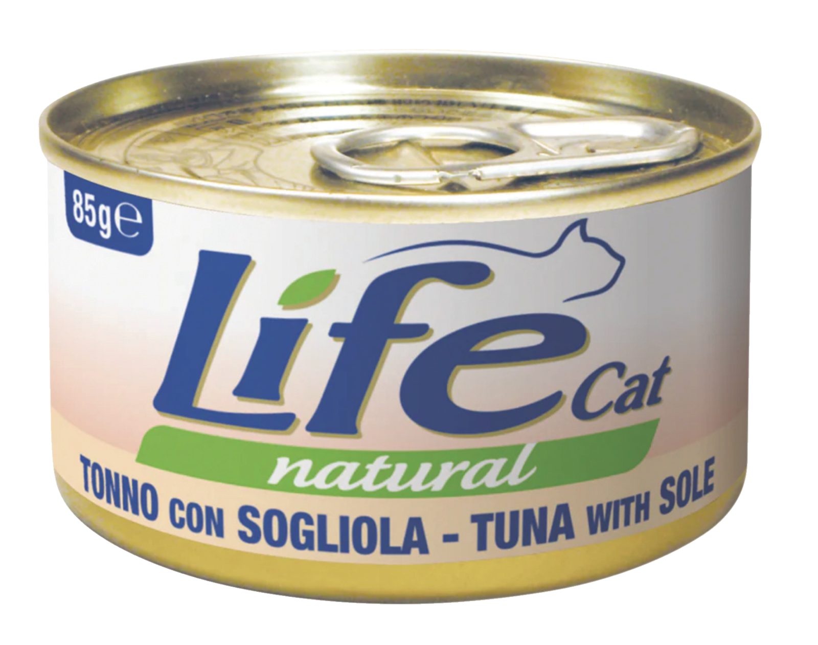 Alimento umido per gatto Tonno con Sogliola
