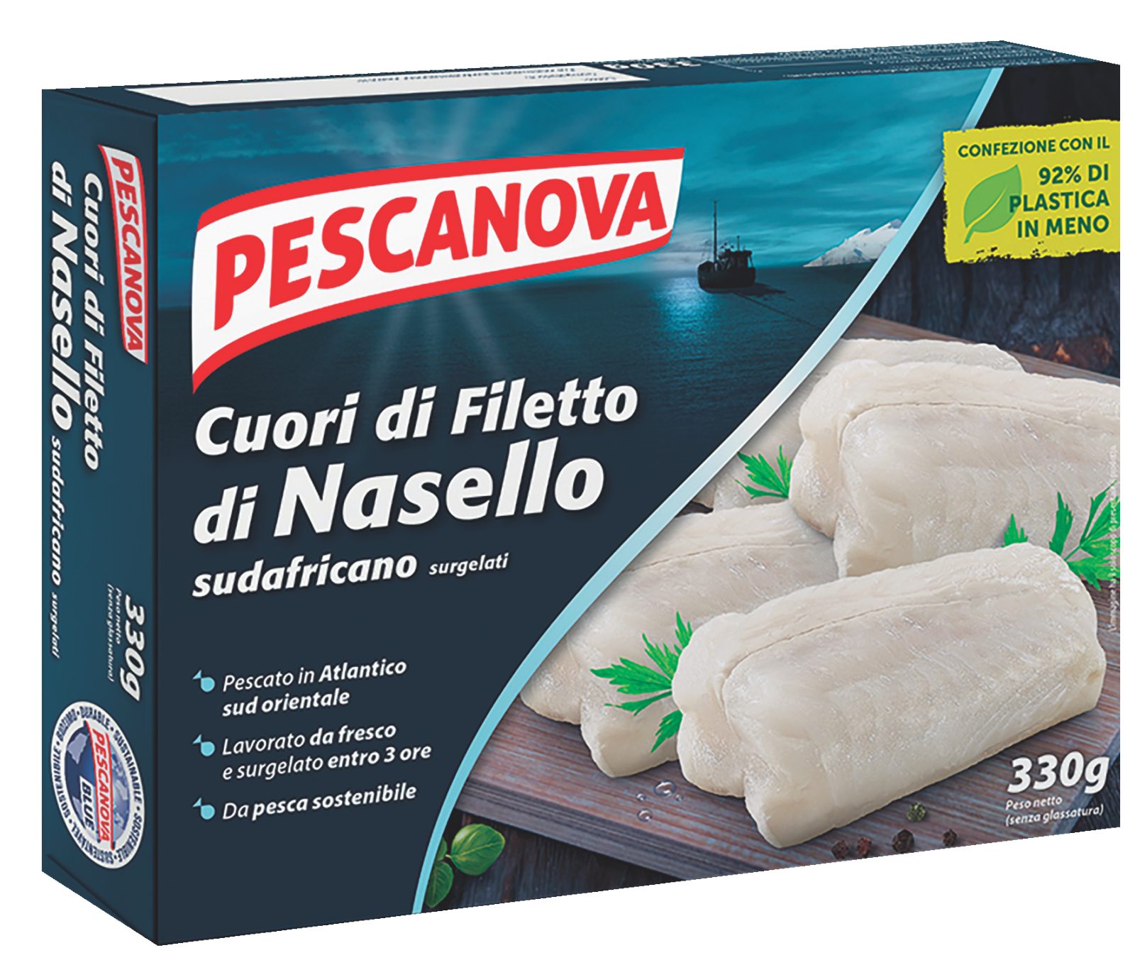 Cuori di filetto di nasello