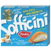 Panierte Teigtaschen Sofficini Käse und Mozzarella