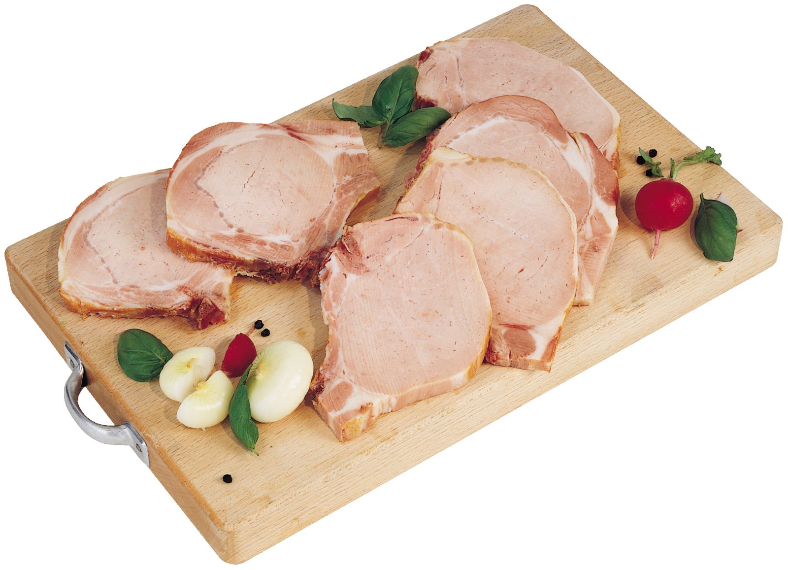 Geräucherte Schweinskoteletts