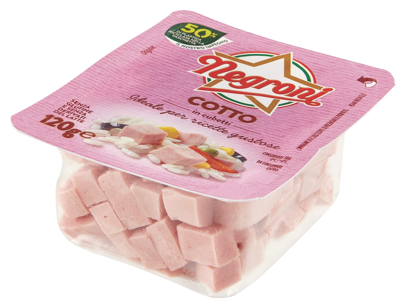 Prosciutto cotto a cubetti 