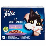 Alimento per gatto Le Ghiottonerie manzo e pollo/salmone e tonno