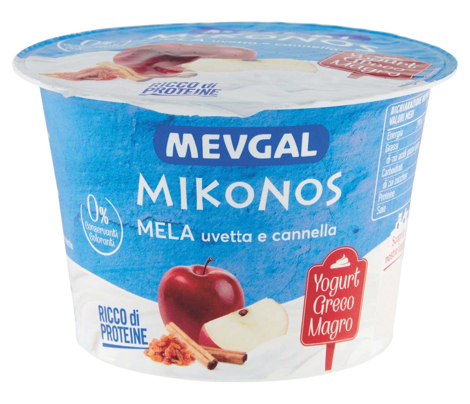 Mikonos Mela uvetta e cannella