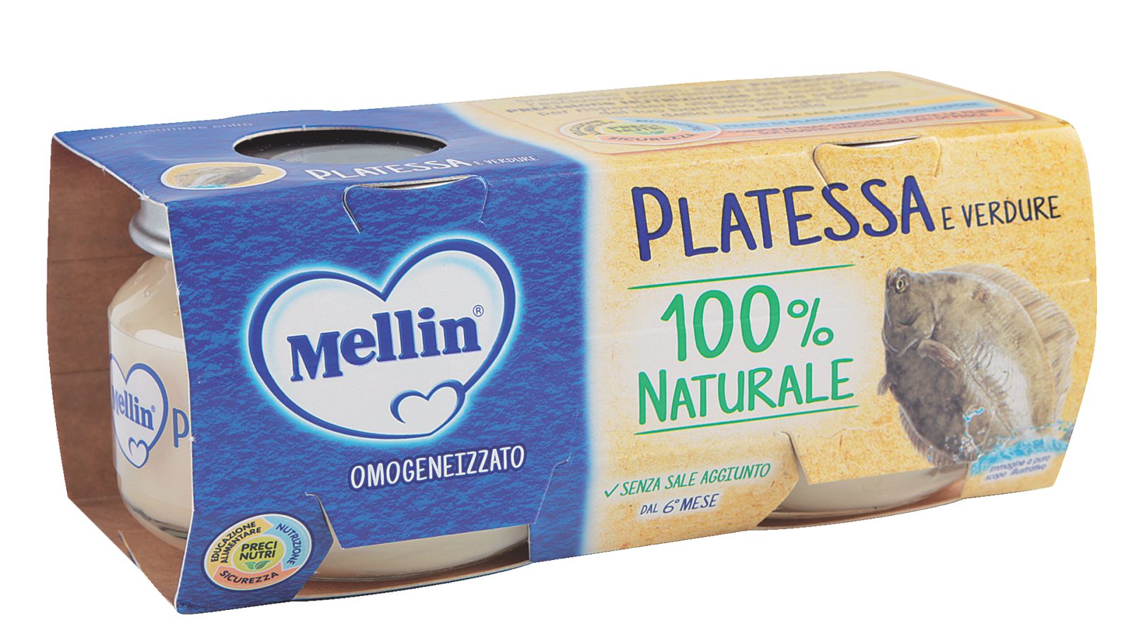 Omogeneizzati al filetto di platessa