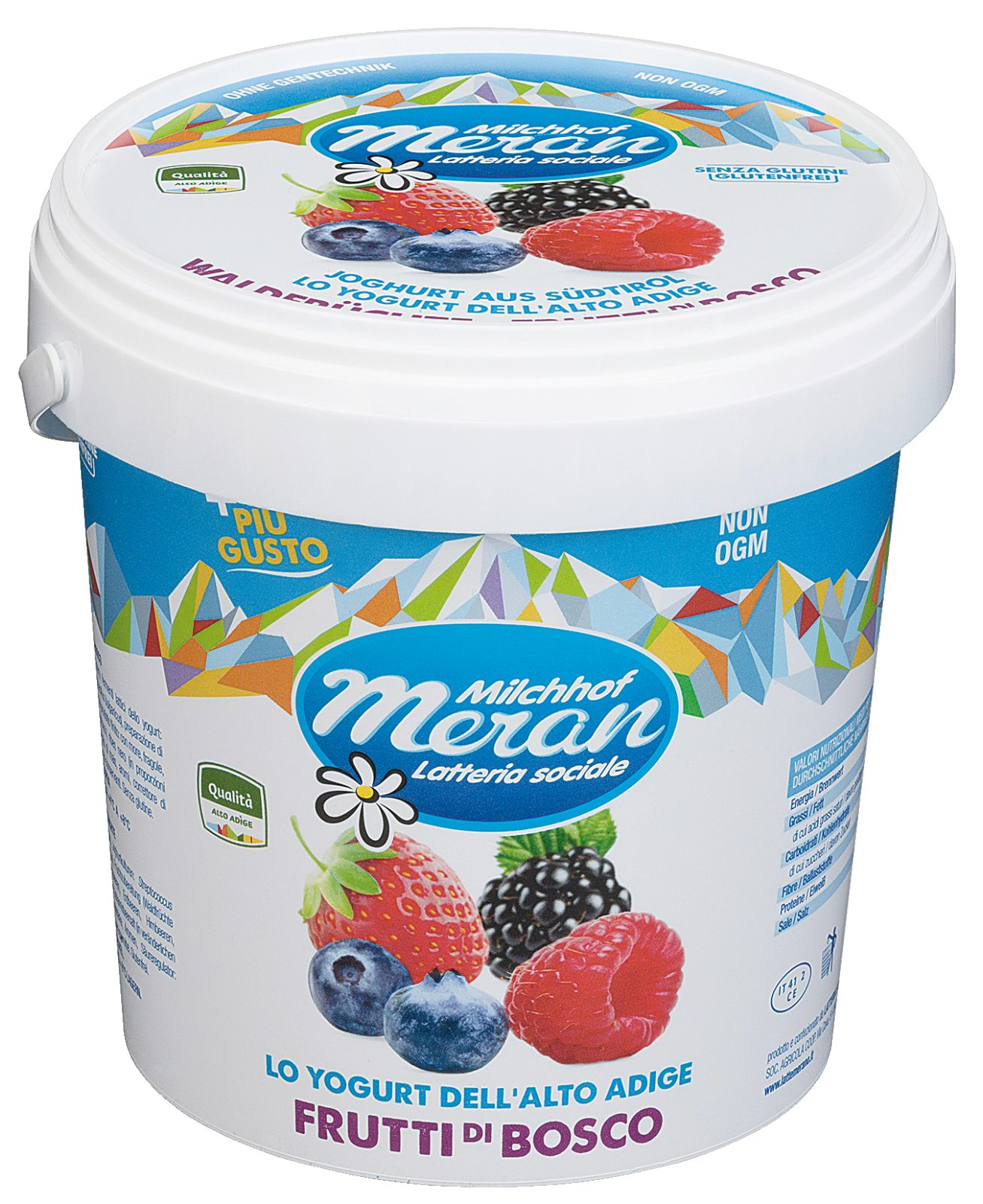 Yogurt Intero ai Frutti di Bosco