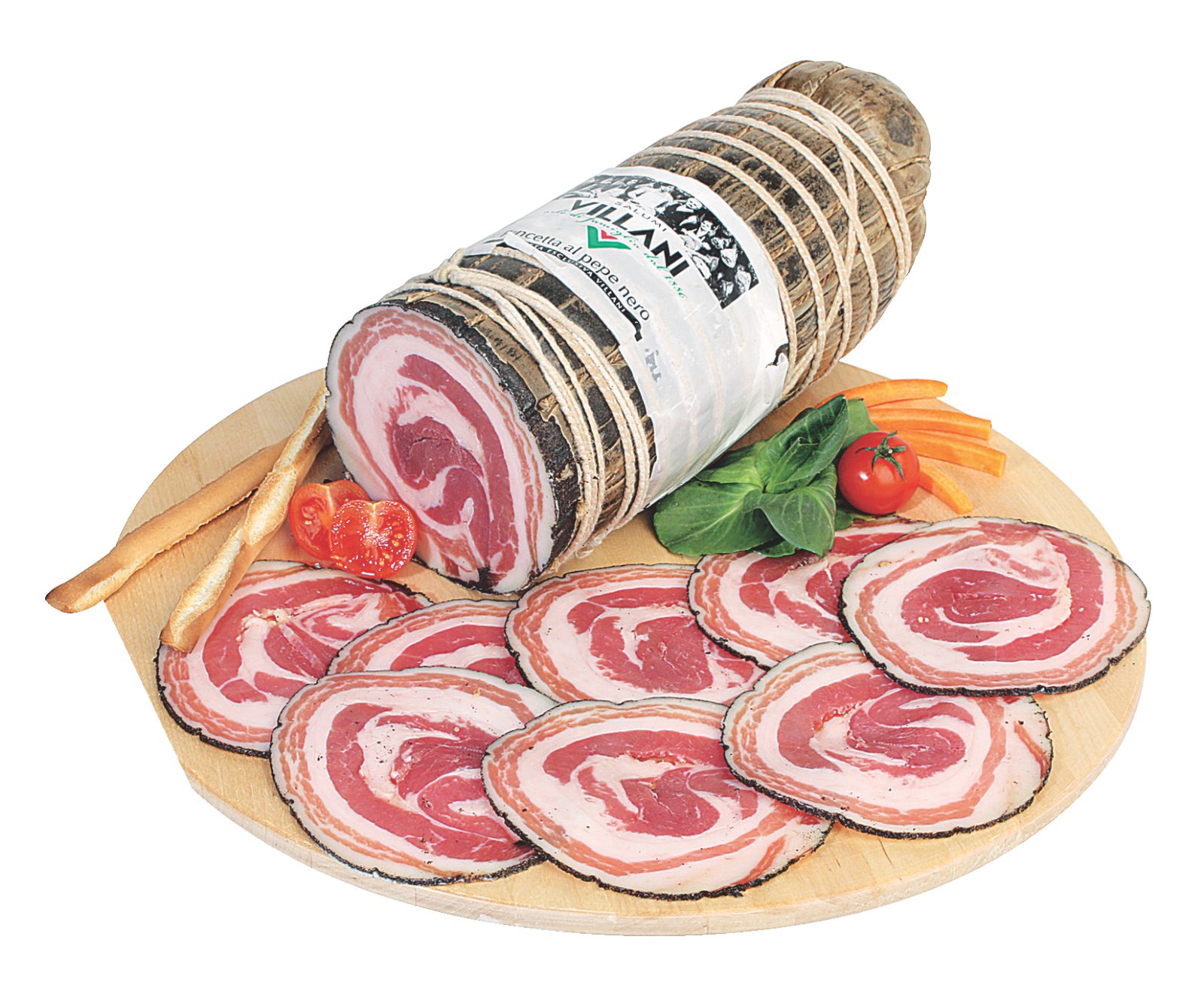Pancetta arrotolata al pepe