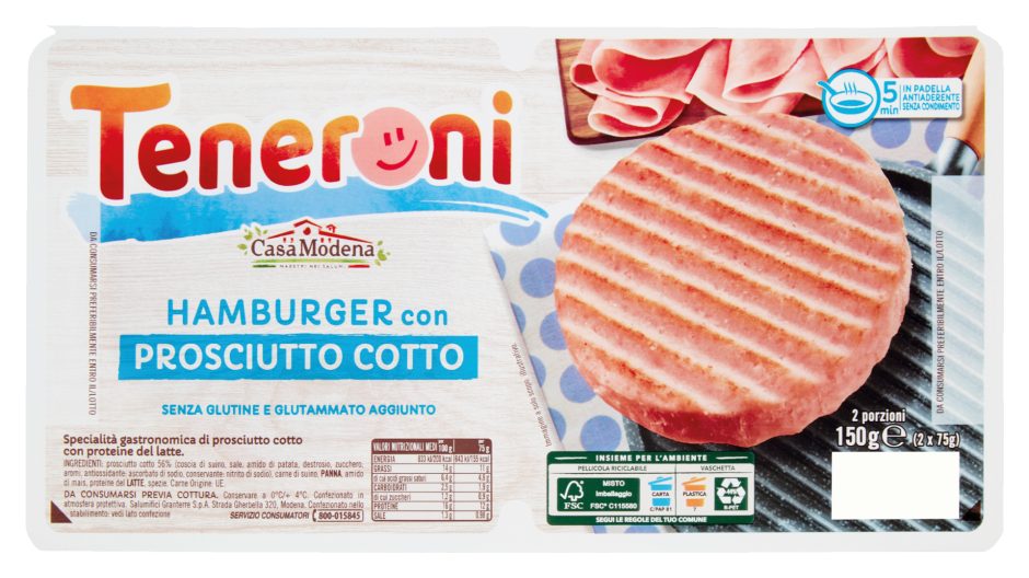 Kochschinken-Burger Teneroni  