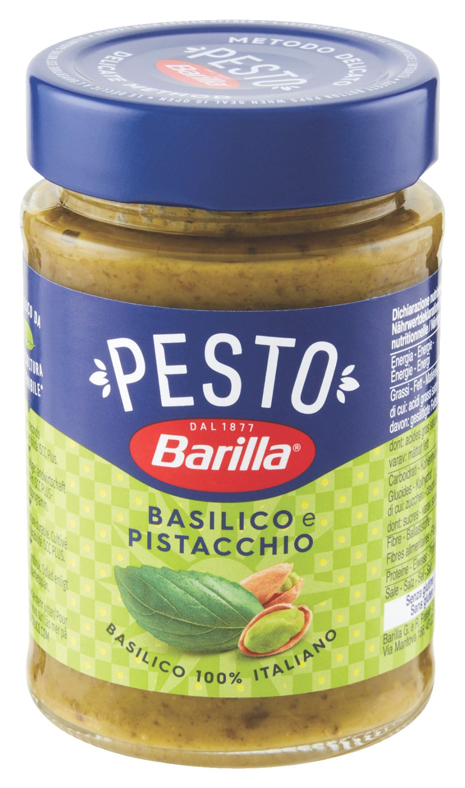 Basilikum-Pistazien-Pesto-Gewürz und Pastasauce