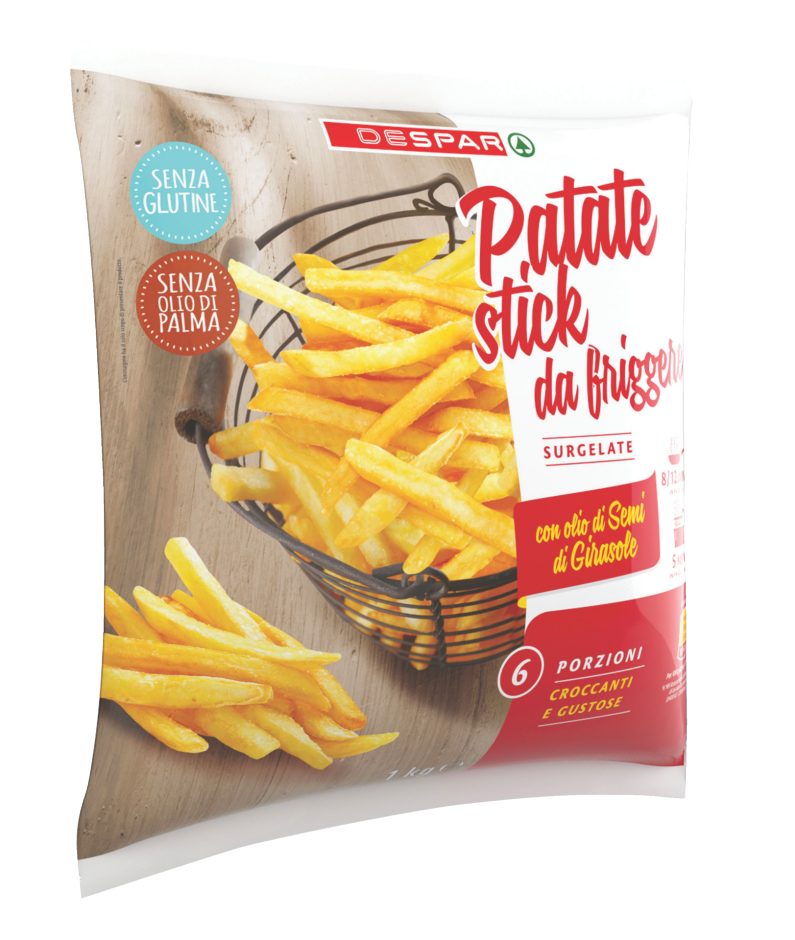 Patate stick da friggere