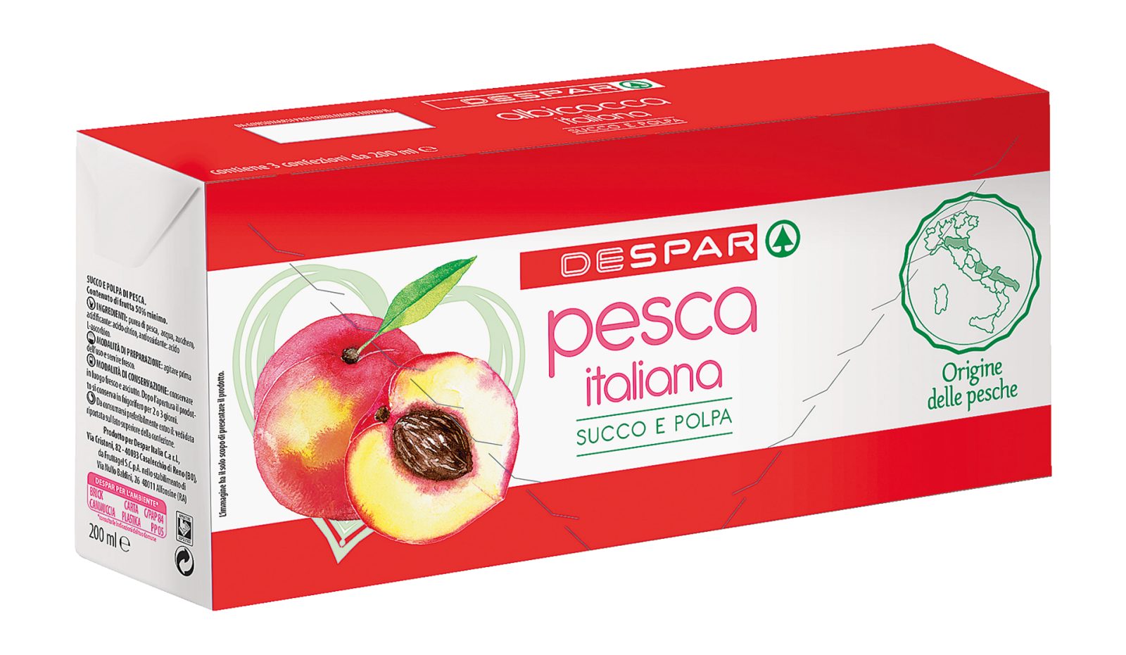 Fruchtnektar, Pfirsich