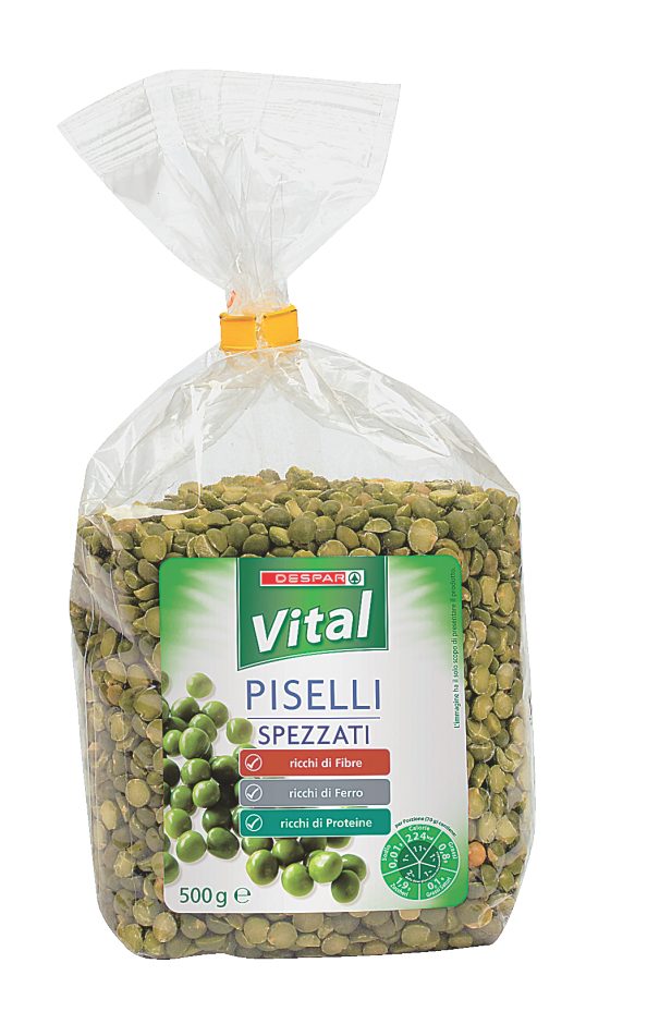 Getrocknete halbe Erbsen 