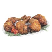 Gebackene Hähnchenschenkel