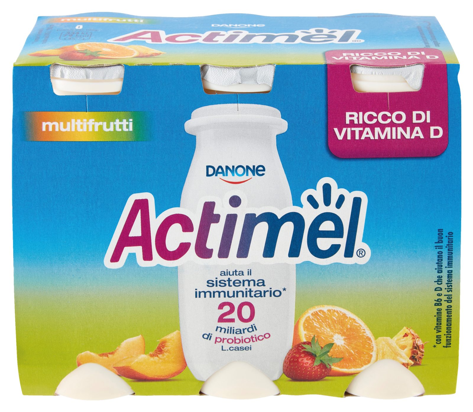 Actimel yogurt da bere multifrutti