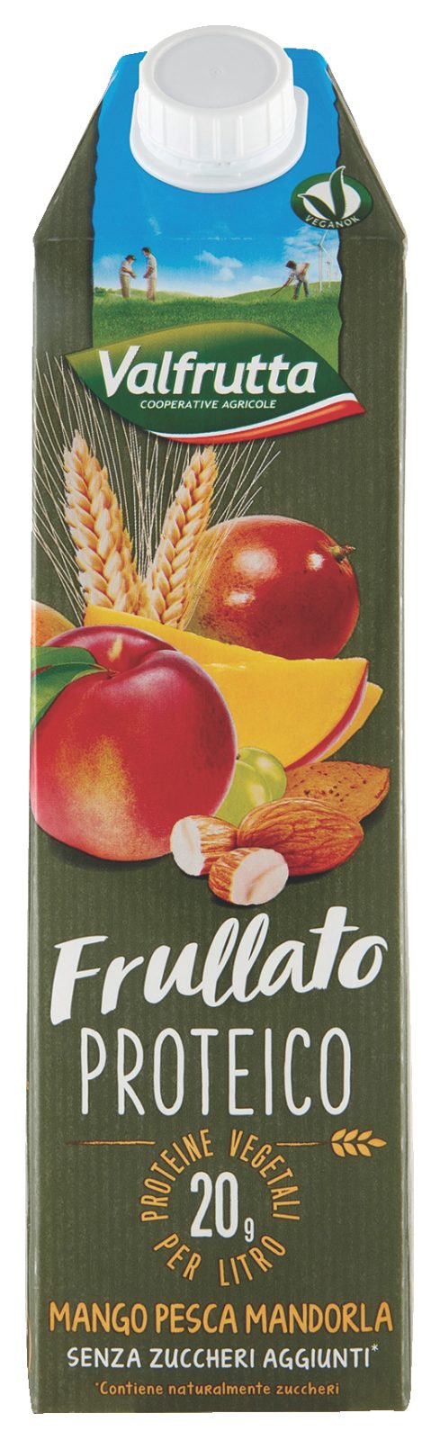 Frullato Proteico Mango Pesca Mandorla