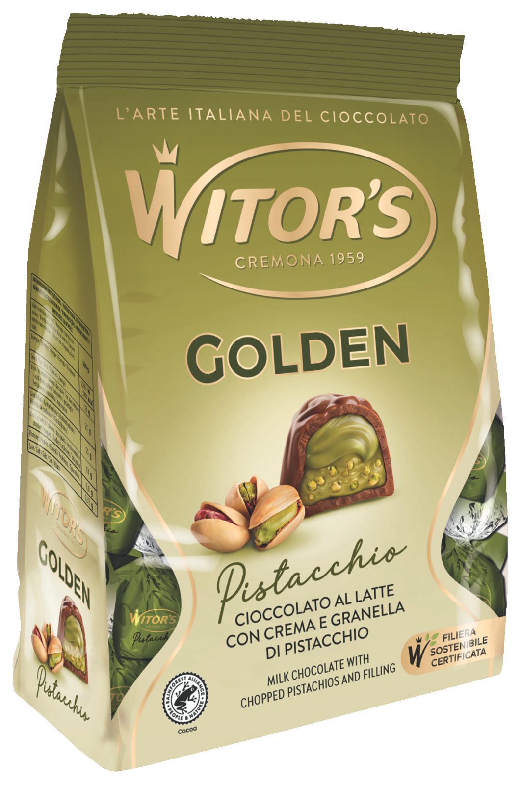 Pralinen Golden mit Pistazie