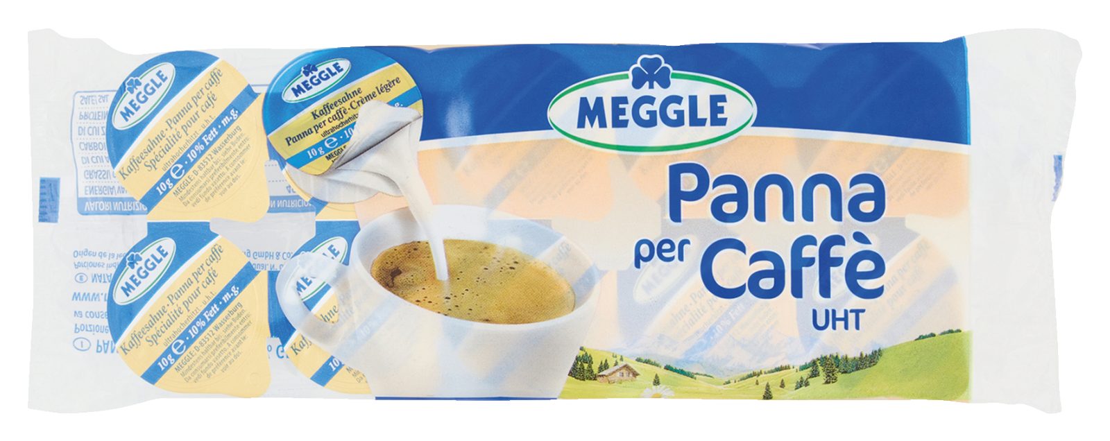 Mini panna UHT per caffè