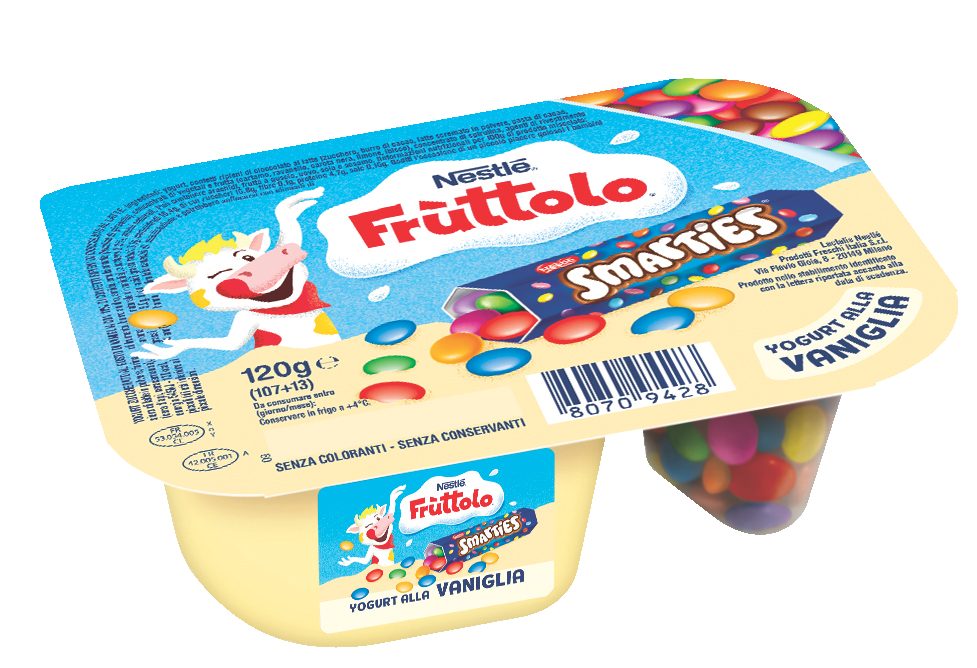 Fruttolo Yogurt alla Vaniglia con Smarties