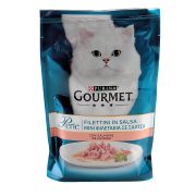 Filettini in salsa per gatto Perle con salmone