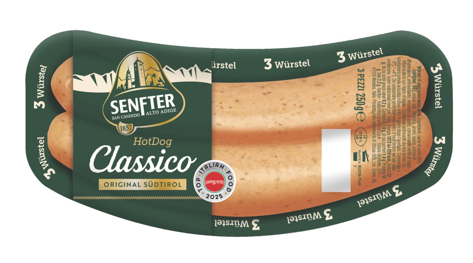 3 Hotdog classico