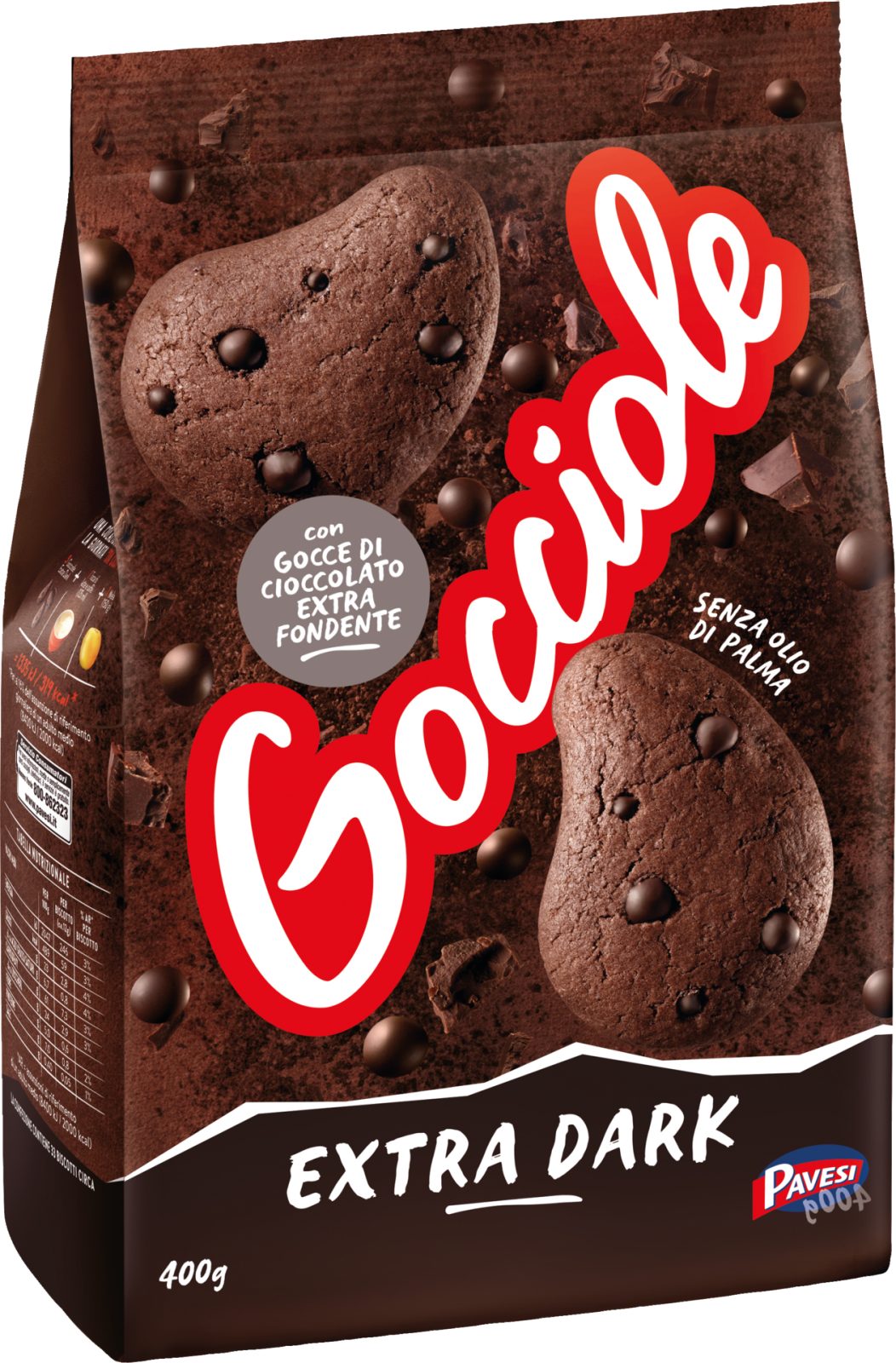Kekse Gocciole Extra dark