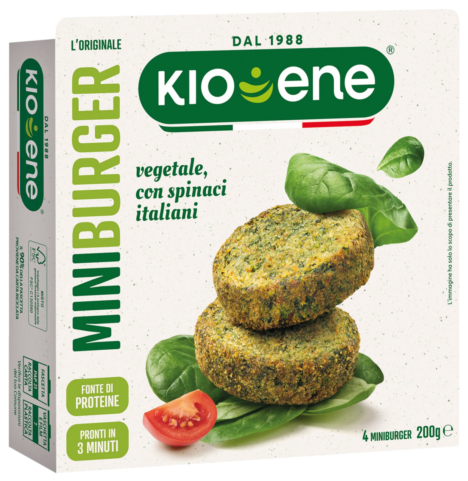 Miniburger agli spinaci
