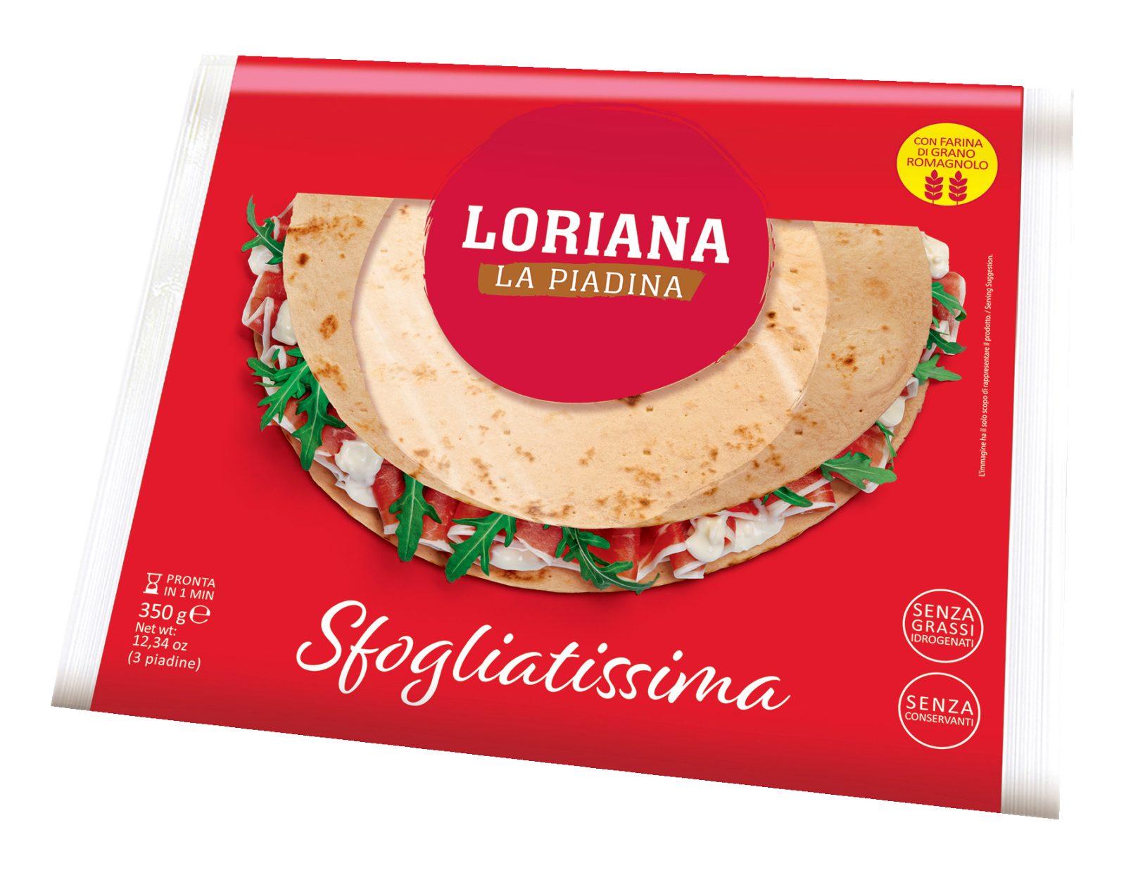 3 piadine Sfogliatissima