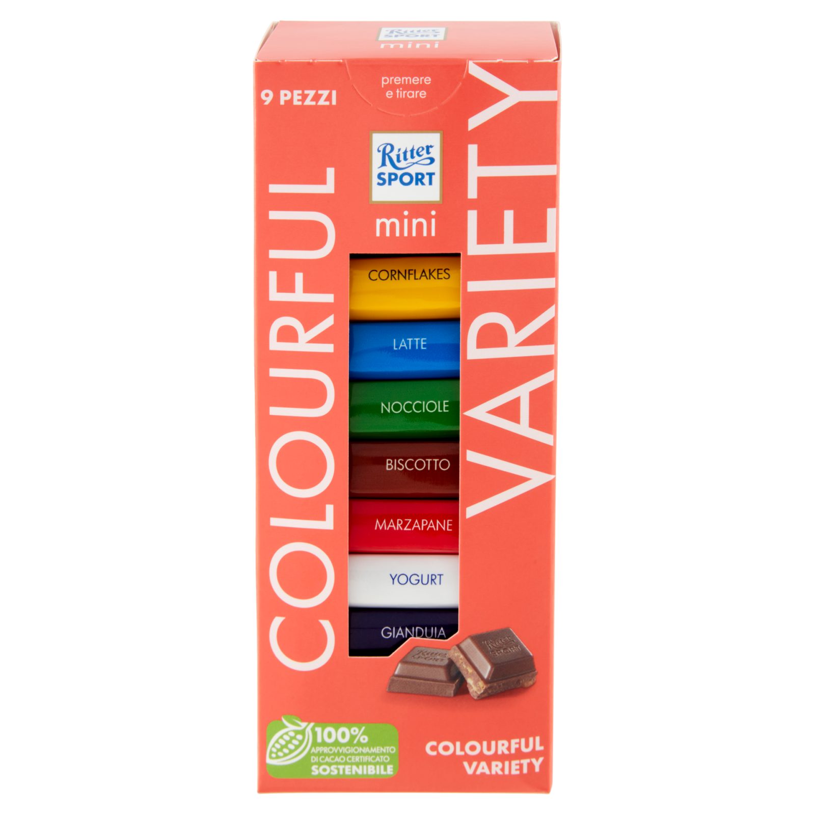 Tavolette di cioccolata Mini Colourful Variety