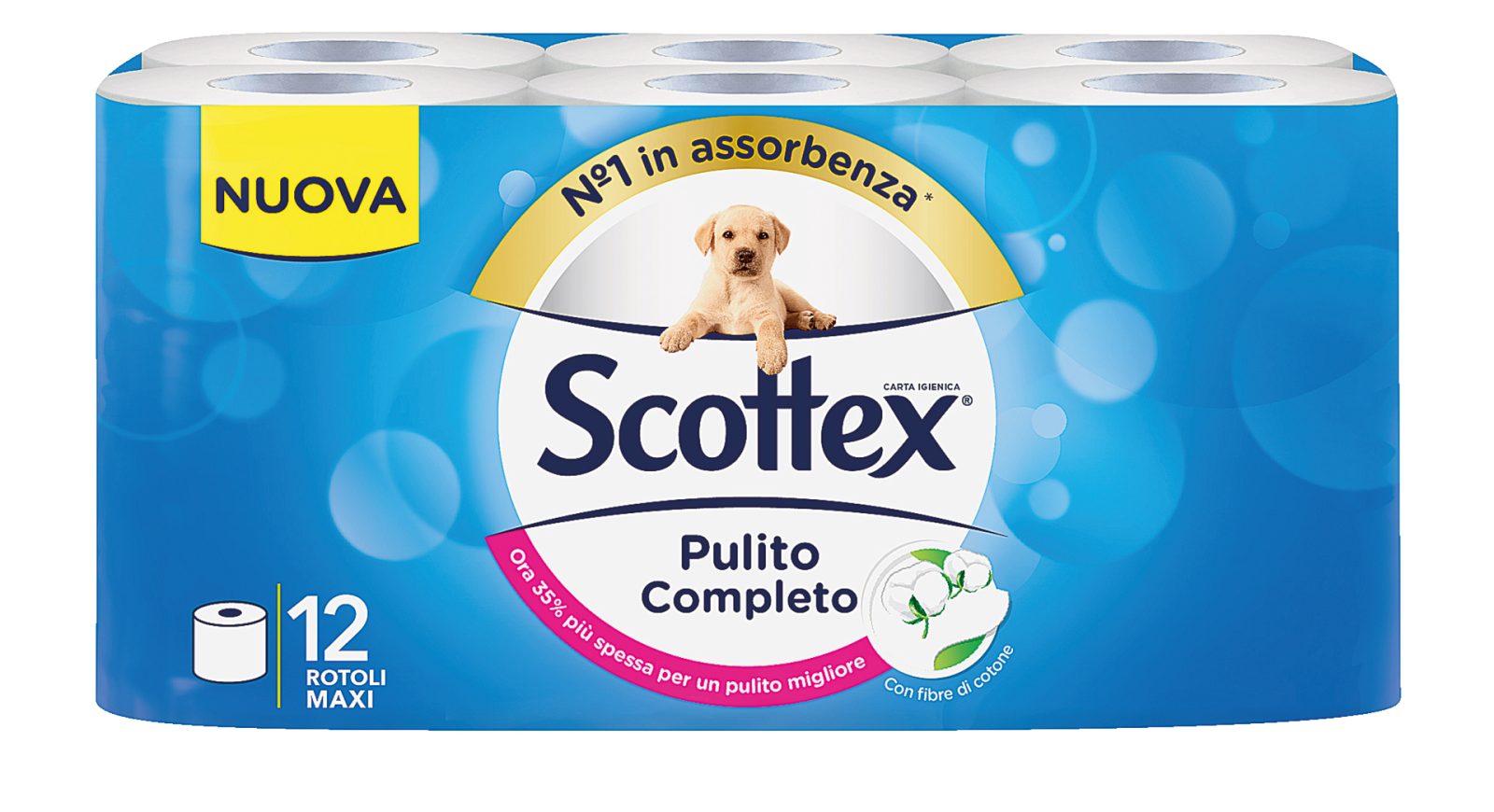 Scottex Pulito Completo Carta Igienica 12 pz