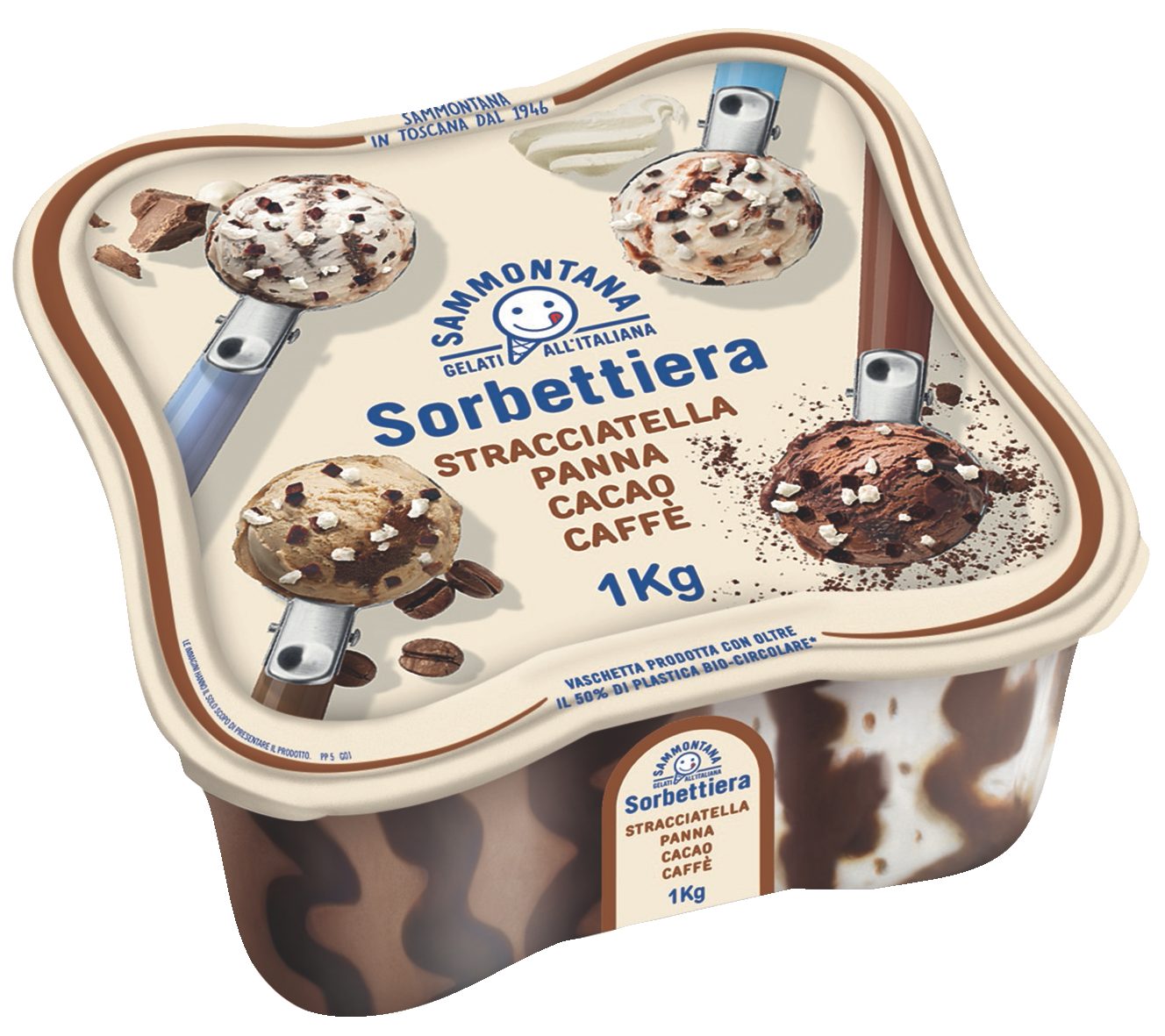 Speiseeis Sorbettiera Sortenmix