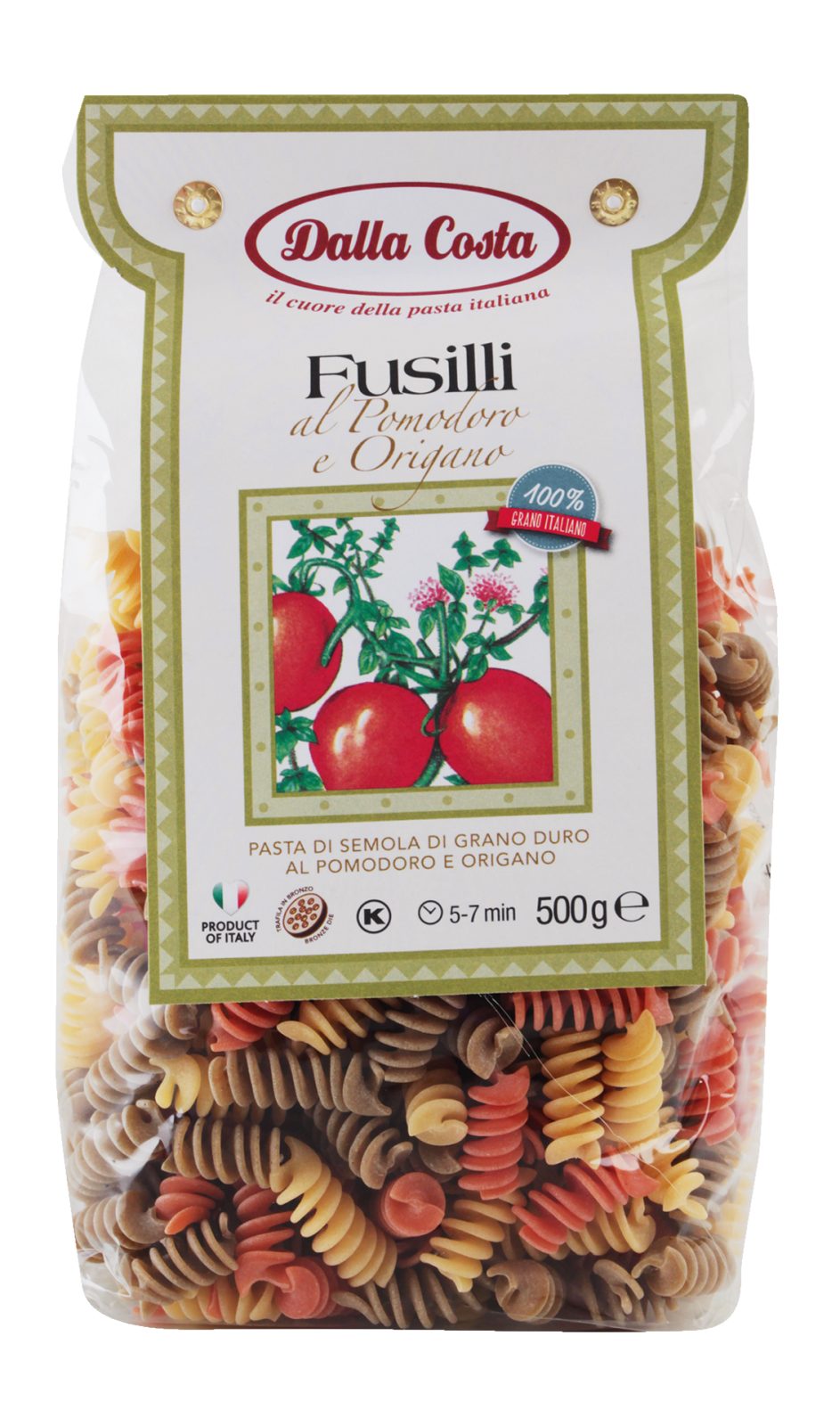 Hartweizennudeln Fusilli 