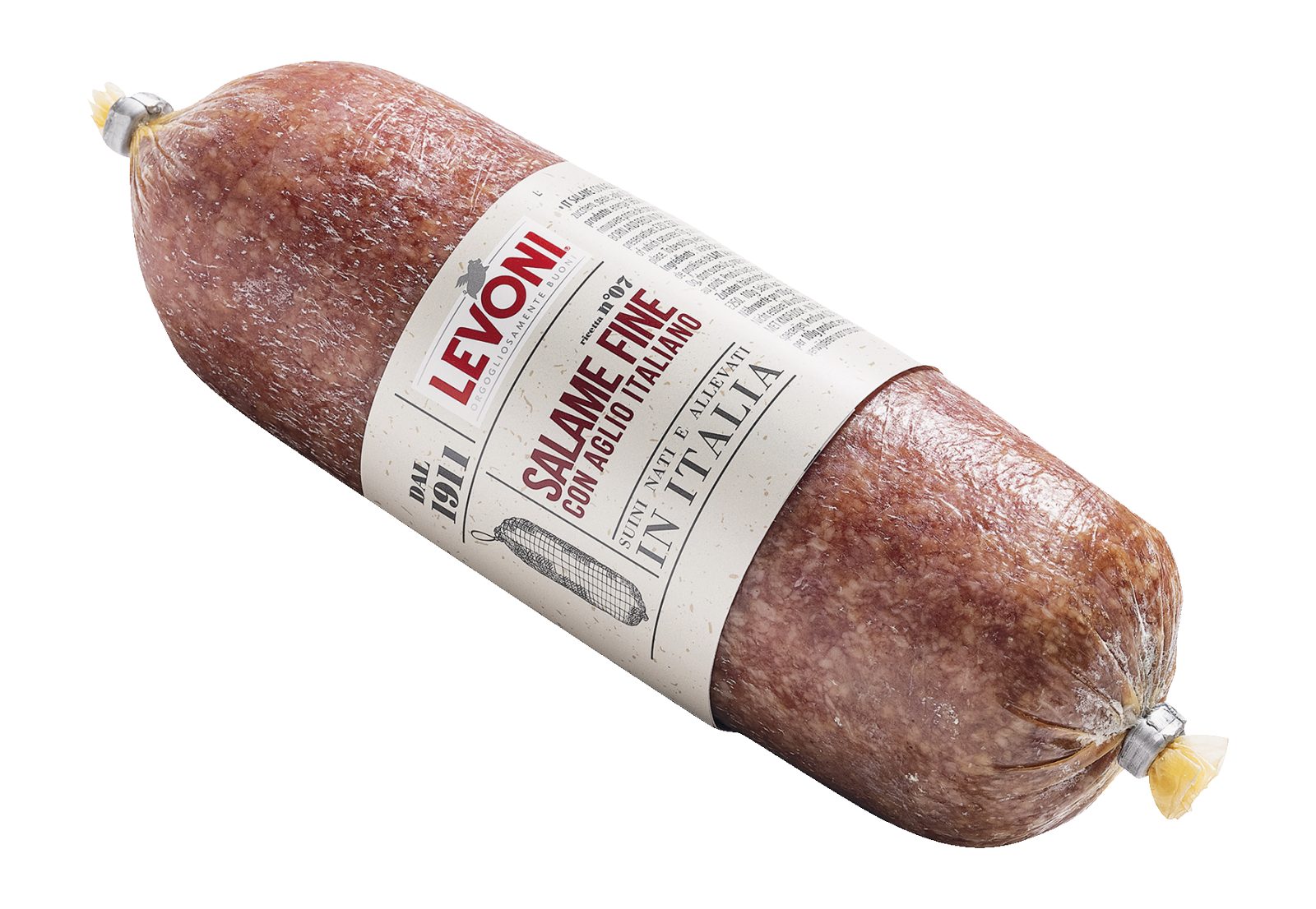 Salame fine con aglio italiano