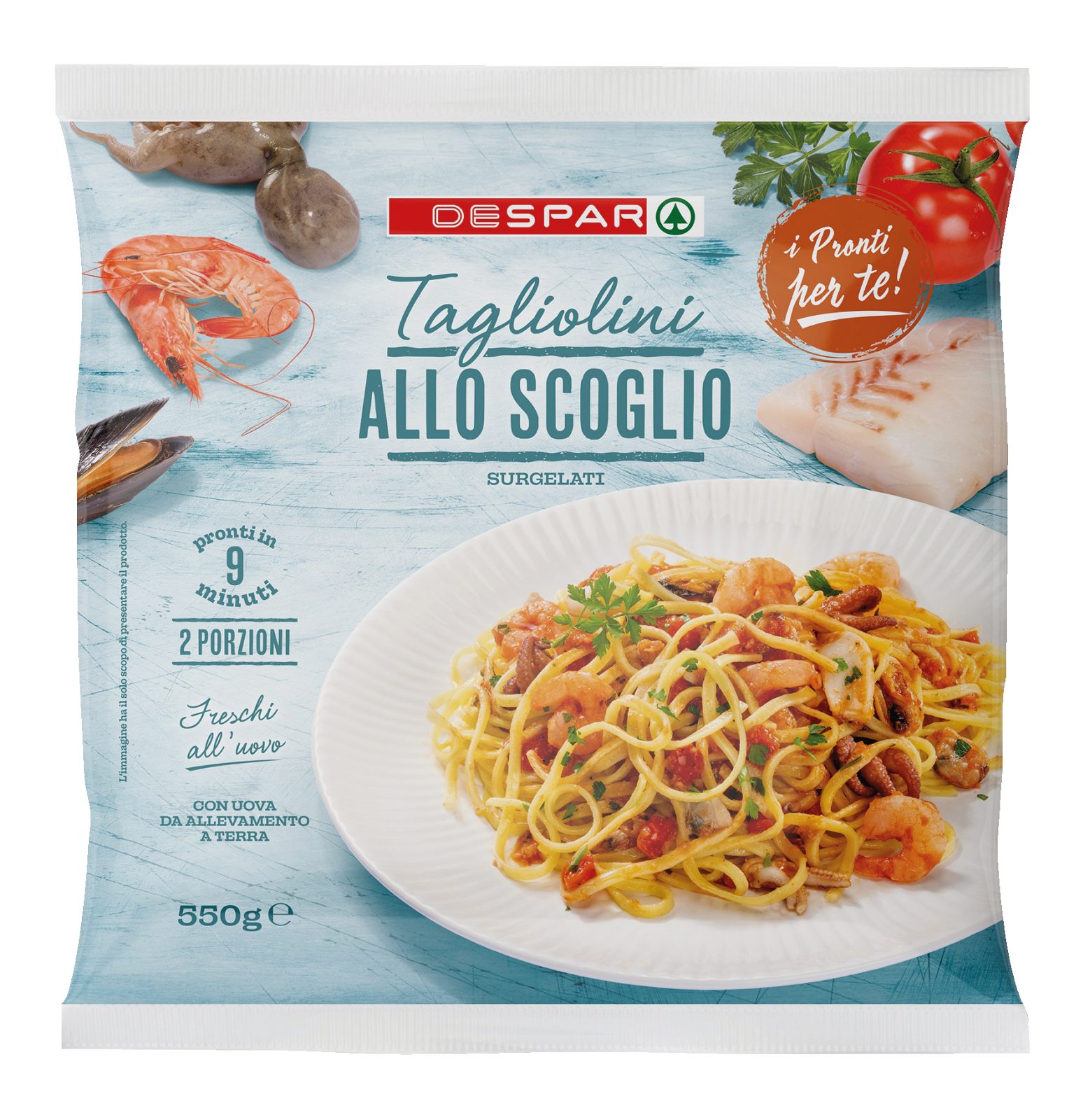 Tagliolini allo Scoglio surgelati