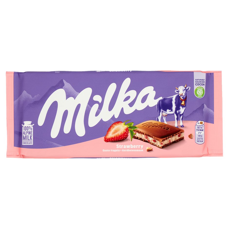 Tavoletta di cioccolato Yogurt Fragola